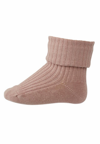 Baby-Rippsocken aus Baumwolle - Wood Rose 188