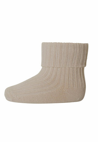 Baby-Rippsocken aus Baumwolle - Rose Dust 853