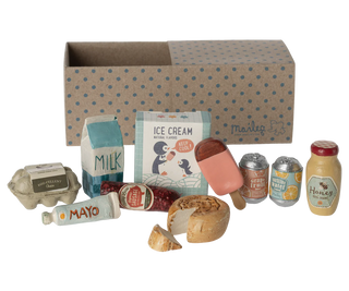 Miniature grocery box
