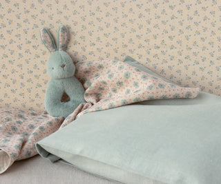 Rabbit rattle set - Mint