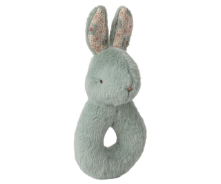 Rabbit rattle set - Mint