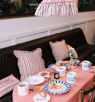 Rayure Frill Cushion