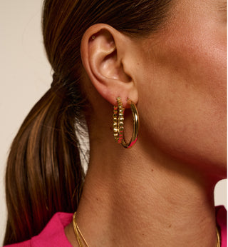 Large Madeleine Hoop Earrings