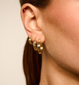 Small Madeleine Hoop Earrings