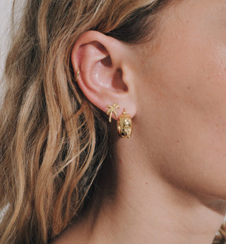 Single Small Palmier Stud