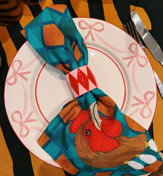 Diamond Candy Cane Napkin Ring