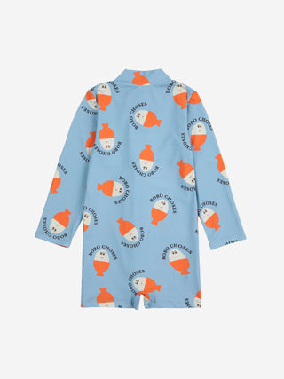 Morning Egg all over swim overall