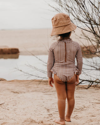 Ariella Swimsuit - vintage squares