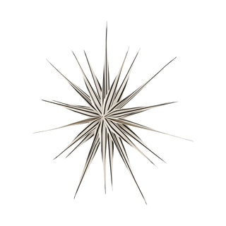 Toppu Christmas Star - Large White Black