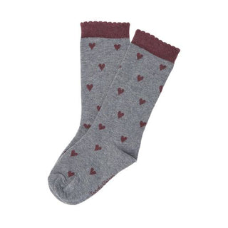 Long heart sock