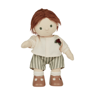 DINKUM DOLLS CARDIGAN & ROMPER SET - HOLIDAY