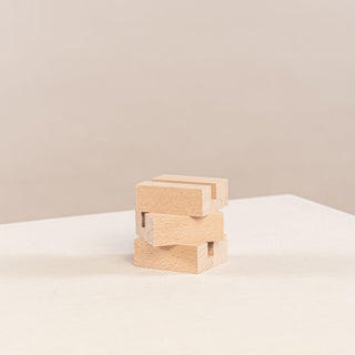 Houten blokje voor ikpakjein kadertjes