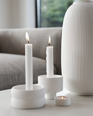 Bolmen - Mini White candlestick