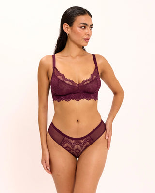 Lace Cheeky - Cherry