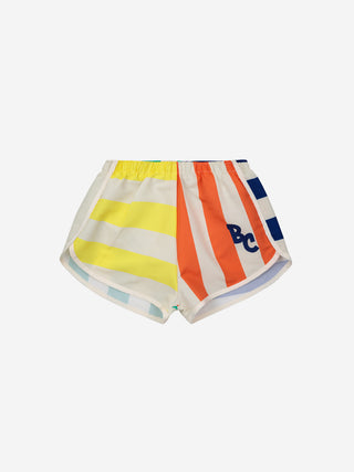 Multicolor Stripes swim shorts