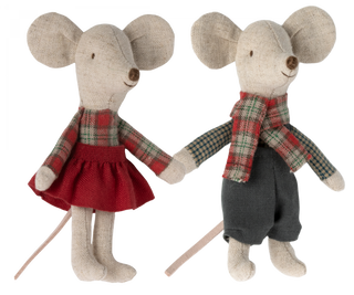 Winter mice twins - brother sister