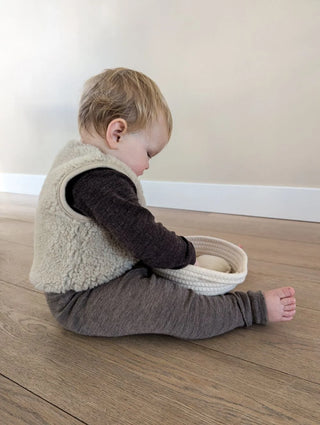 Baby vest Lulu light - Sand brown