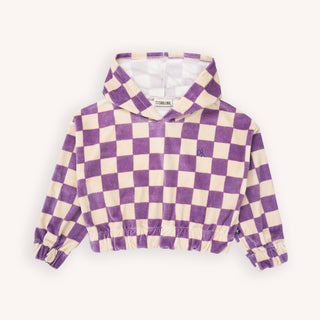 Checkers - joggers girls top (velvet)