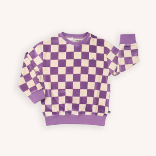 Checkers - sweater (velvet)