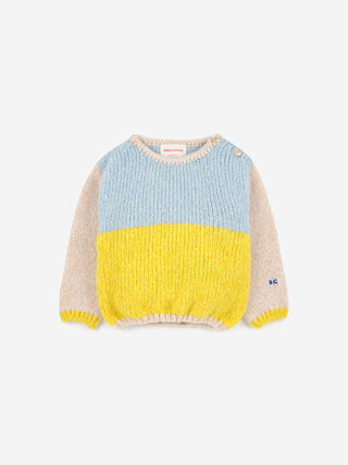 Baby Color Block yellow jumper