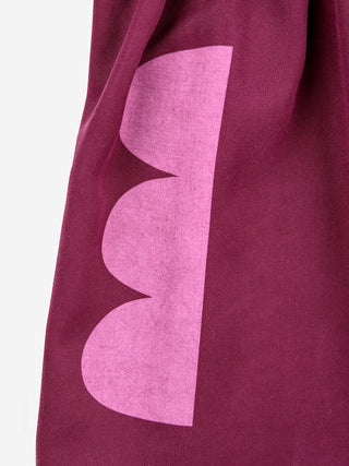 Geometric shapes ruffles dress