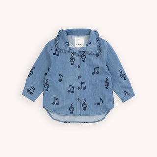 Denim music - blouse