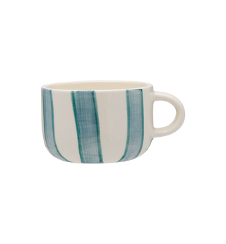 Powder Striped Cappuccino Mug