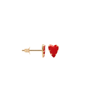 Single Lolita Heart Stud