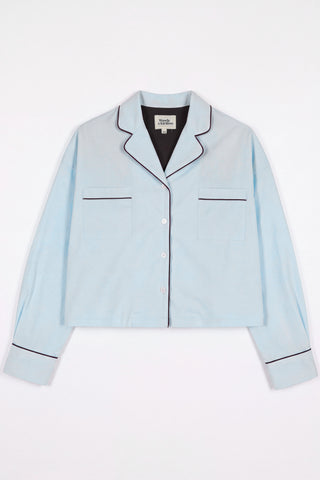 Meisjes-Dames pyjama, lichtblauw LB