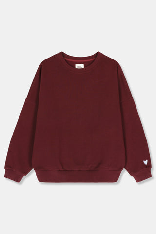 Meisjes-Dames sweater, bordeaux