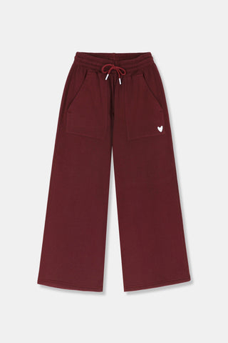 Meisjes-Dames broek, bordeaux
