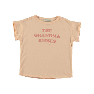GIRLS "GRANDMA KISSES"  PRINT T-SHIRT