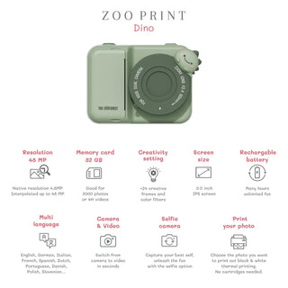 Zoo print dino
