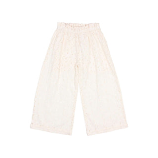 EMBROIDERY PANTS  IVORY