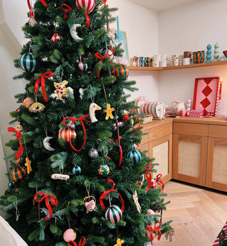 Glitter Moon Ornament
