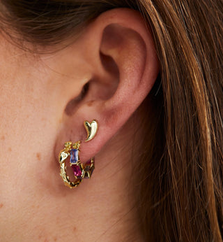 Single Afterglow Ring Earring