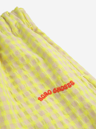 Vichy woven pants kids
