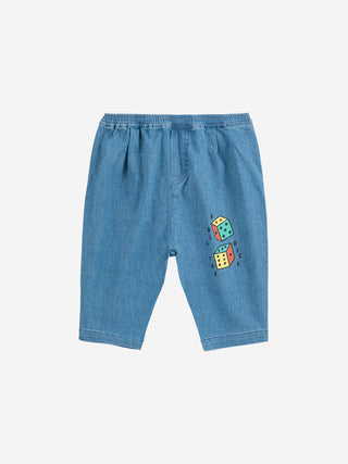 Roll The Dice light denim pants