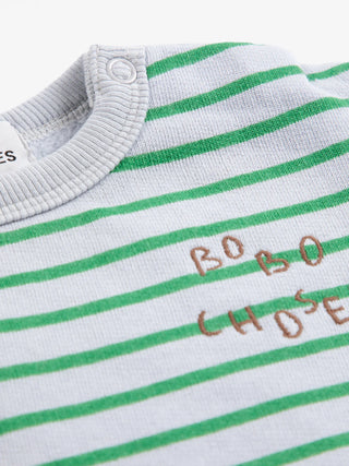 Bobo Choses stripes sweatshirt - Green