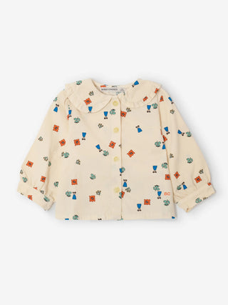 Blossom all over woven blouse