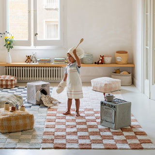 Washable Rug Kitchen Tiles Toffee