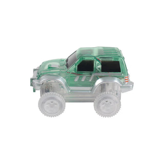 Race Track Car Pastel Groen | 1 Stuk