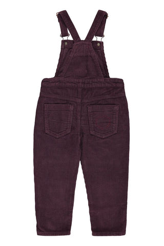 Dungarees Aubergine corduroy