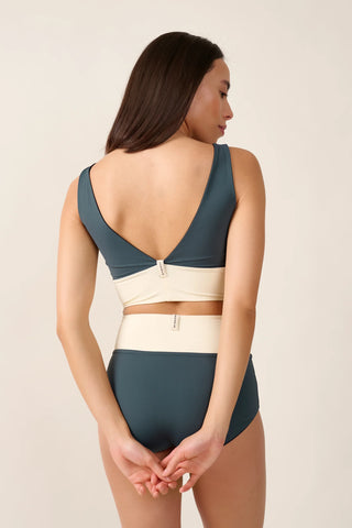 YOGA TOP black-grey-white