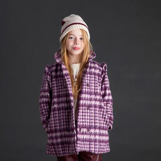 Eggplant coat