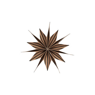 Toppu Christmas Star - Small Brown Black