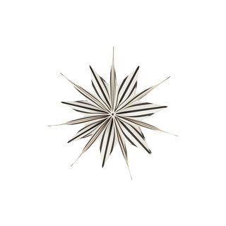 Toppu Christmas Star - Small White Black