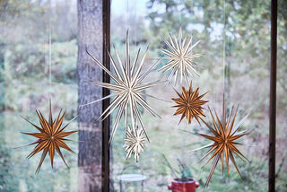Toppu Christmas Star - Large White Black
