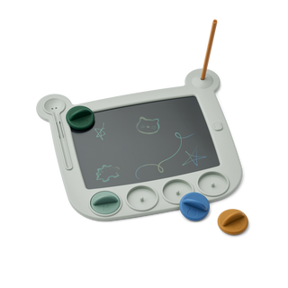 Venzora Magic Drawing Board w Stamps Dove blue multi mix