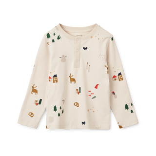 Wilhelm Printed Pyjamas Set Holiday / Sandy